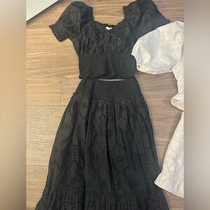 Chic Black 2 Piece Set Small